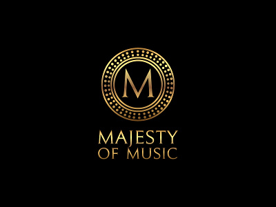 Majesty of Music Logo Design abstract creative design fun logo m logo music top work