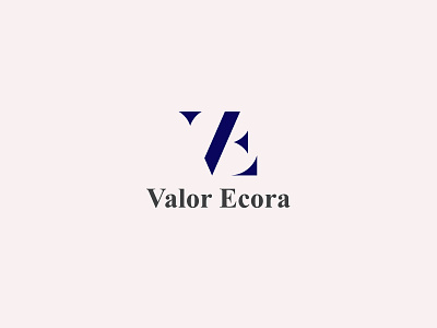 Valor Ecora Logo adobe brand branding design dribbble e icon illustration logo typography v ve vector