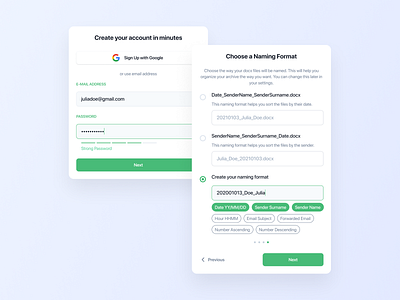 Onboarding Screens for a SaaS Email Conversion Website onboarding onboarding screen onboarding screens onboarding ui saas app user experience ux ux ui uxui web web design webdesign website