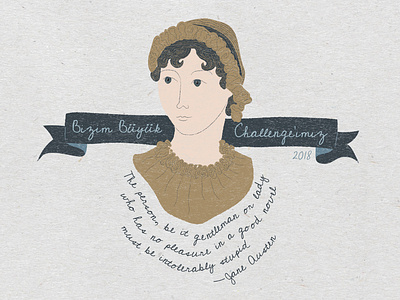 Jane Austen Illustration book hand drawn illustration jane austen procreate procreate app writer