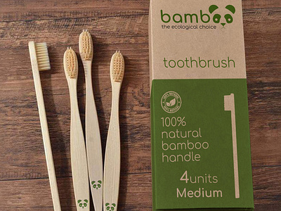 logobrand bamboo, ecological toothbrush