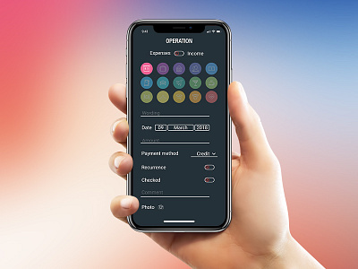 Daily UI 007 - setting app banque 007 daily ui setting
