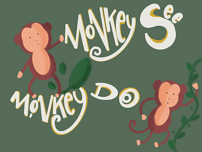 The orangutan animals graphic design illustration typography