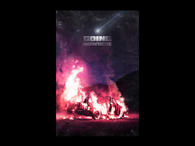 005 - All Hope Is Not Lost bandmerch car design fire graphic graphic design horror poster poster a day poster art poster design posters typography