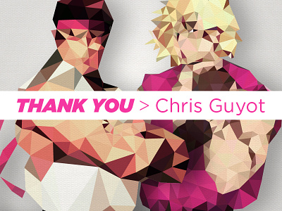 Thank you Chris Guyot for the invite! cubism debut design illustrator invite ken ryu streetfighter