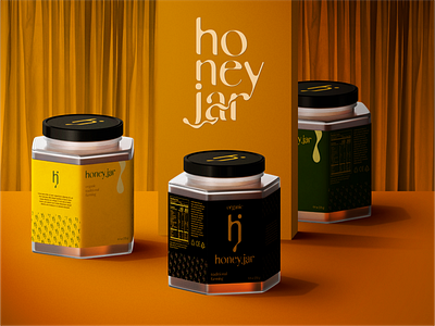 Honey Jar / Branding Project advertising brand design branding corporate design graphic design identity illustration logo logo design packaging photoshop vector