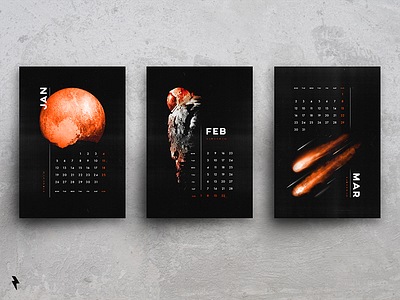 Singularity Concept admat brand branding calendar collection poster print typography