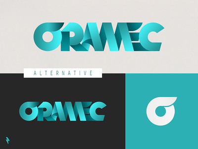 Oramec 2 branding company corporate emblem icon identity logo mark vector