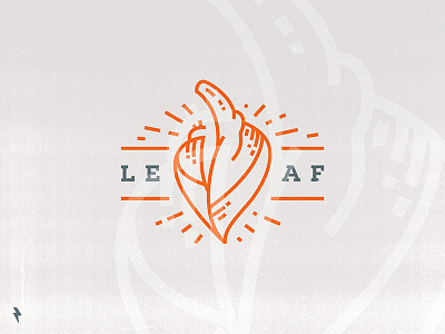 Leaf Mark app application branding corporate emblem icon logo logotype mark mobile ui ux