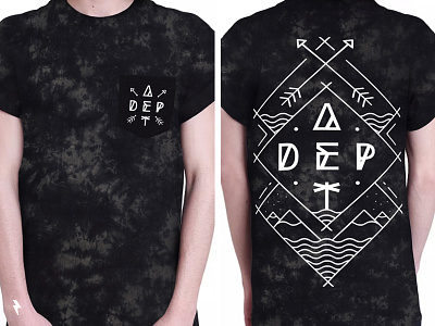 Adept 3 emablem graphic design hipster logo mark merch merchandise metal outfit tshirt vector