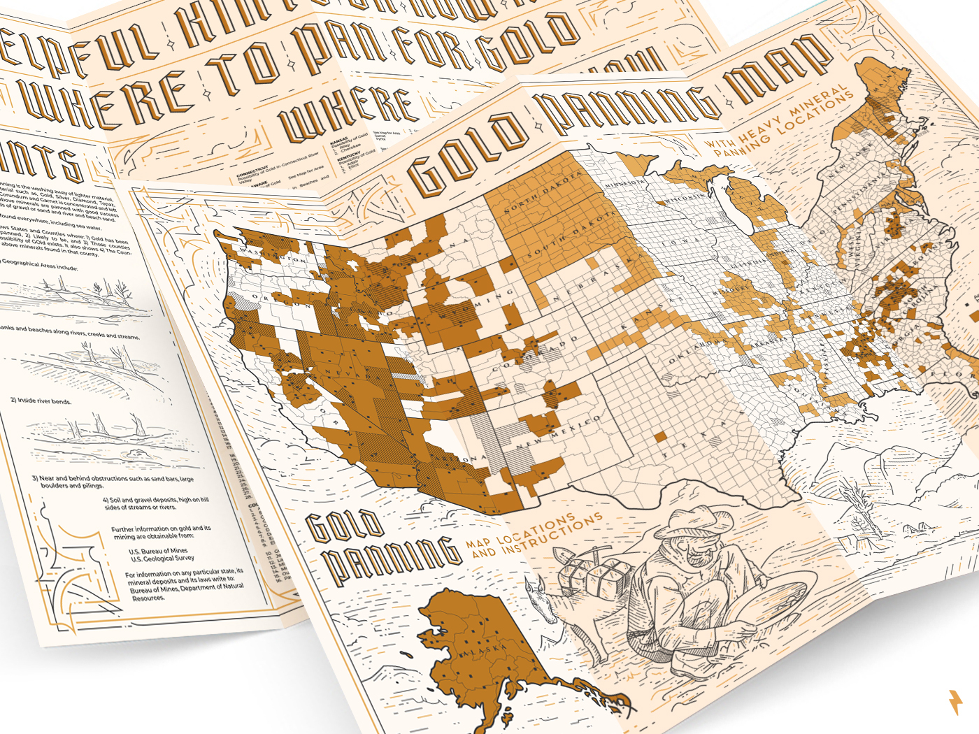 gold panning bc map Gold Panning Map By Sergei Hohlov On Dribbble gold panning bc map