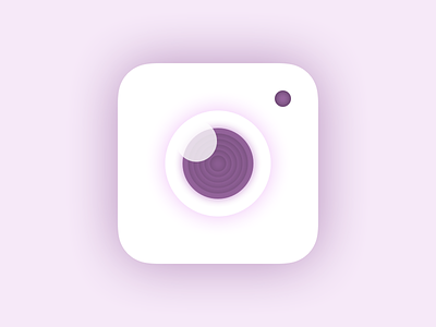 App Icon #005 app camera dailyui icon violet