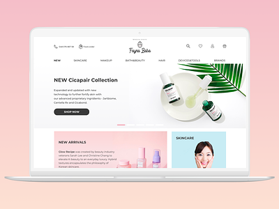 Cosmetics online shop