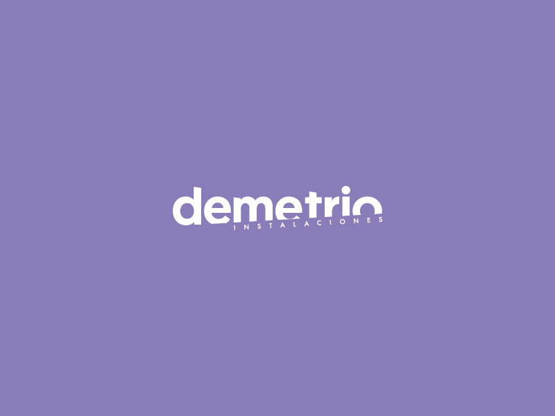 Demetrio Logo Concept demetrio brand logo