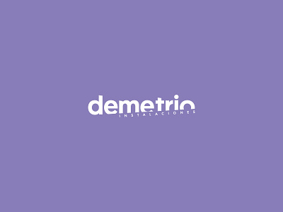 Demetrio Logo Concept brand demetrio logo