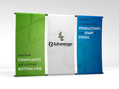 I3 Advantage Environmental Design banner booth design environmental i3 i3advantage signage summitimaging tradeshow