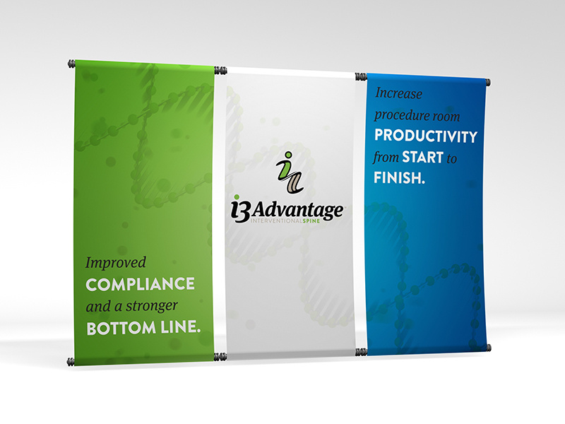 I3 Advantage Environmental Design booth design i3advantage summitimaging i3 environmental signage tradeshow banner