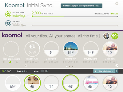 Koomol - Cloud Storage Organizer