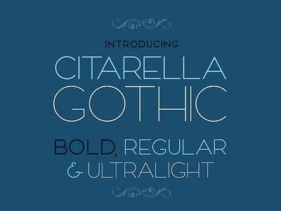 Citarella Gothic citarella font font family gothic typeface typography