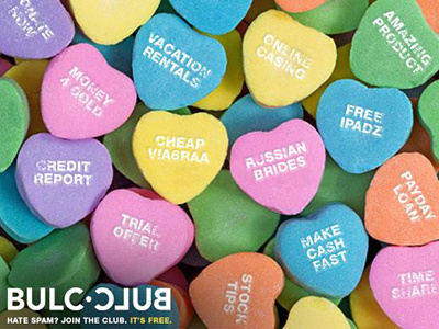 Bulc Club Valentine's Day Promotion holiday promo promotion spam prevention valentine