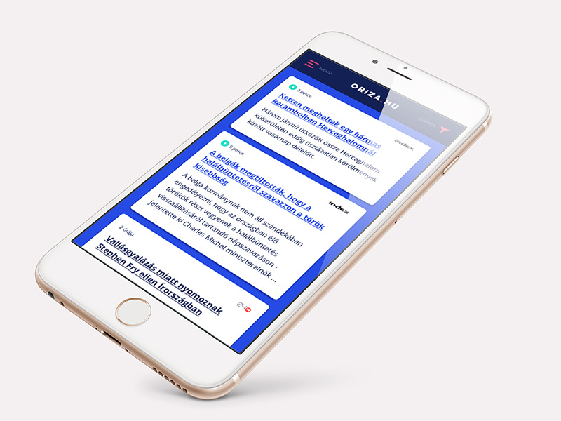 Newsportal design - mobile view design newportal news responsive responsive design webdesign ux ui sketchapp