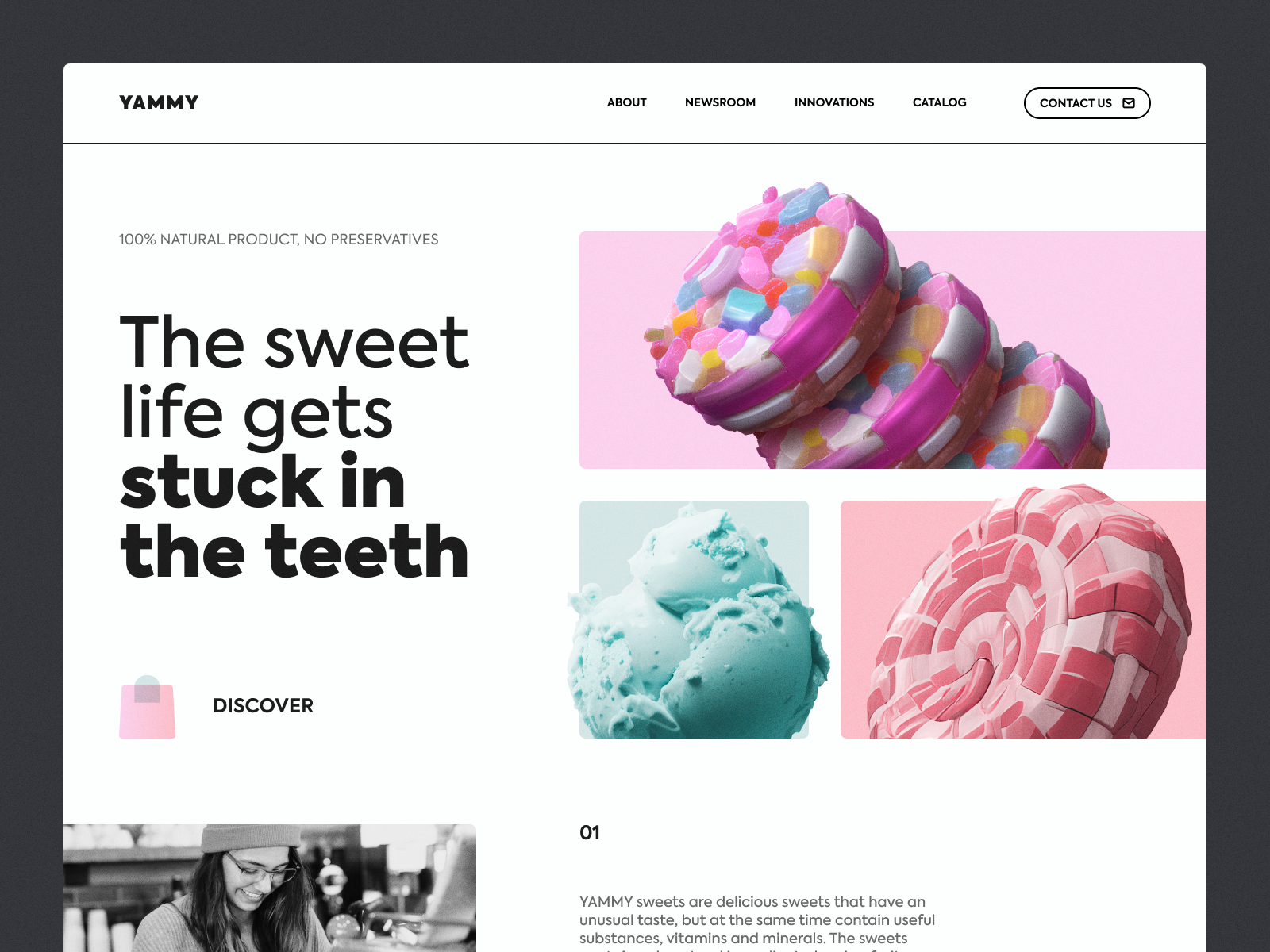 Yammy design by Alexey Sukhariev 🚀 on Dribbble