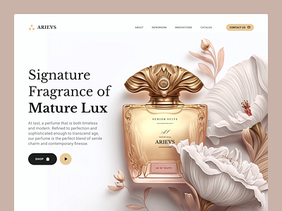 Perfume landing page