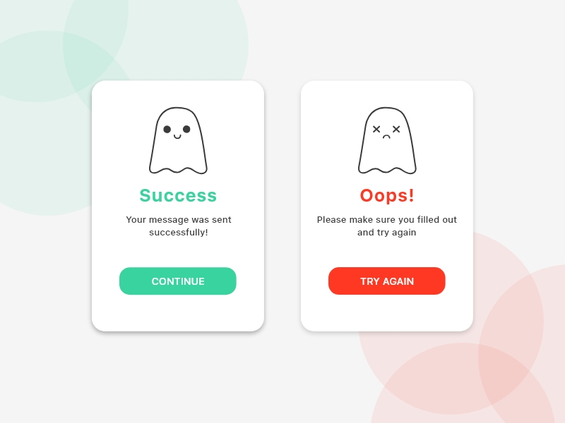 Flash Message - Daily Ui Challenge 011 by Doa'a on Dribbble
