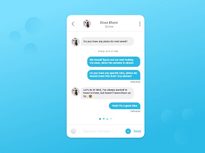 Direct Messaging - Day UI Challenge #013 - design direct messaging mobile ui
