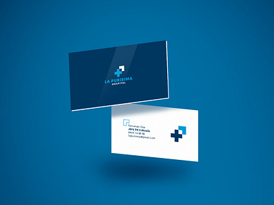 Business cards // La Purísima brand branding business cards business cards design design logo logotype vector