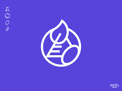 Lablife // Icon branding design devilsdan icon lab laboratory logo logotype medic minimal