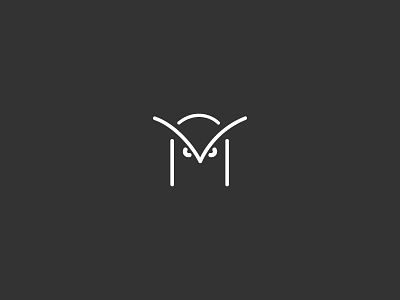 M-Owl abstract brand logo logotype monogram