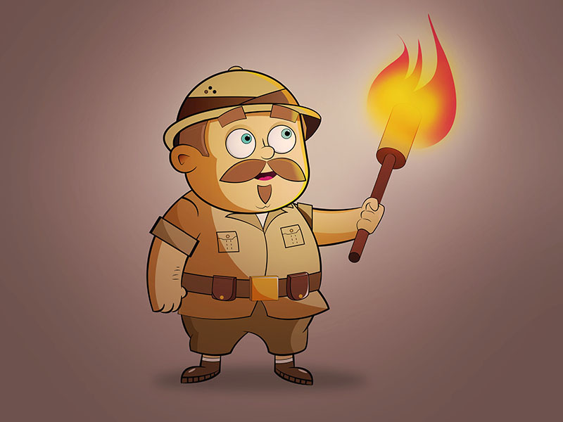 The Lost Treasure adventure illustration characterdesign