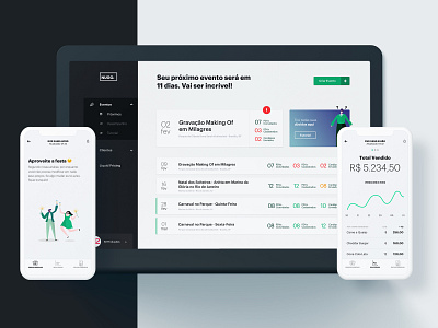 Event Producer Dashboard and App admin panel app app design dashboard dashboard design dashboard flat design dashboard ui design event fintech flat graphics internal iphone minimal mobile ui ui design ux ux design