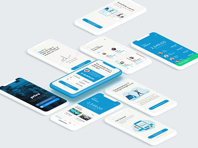 Buying/Selling Vehicle App app app design blue buy buying car card design e commerce ecommerce iphone minimalism mobile sell selling ui ui design ux ux design vehicle