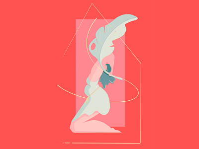 sexy 2d animation character design gif illustration motion
