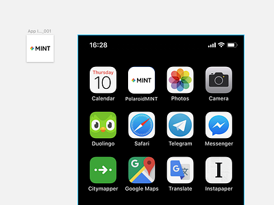 Daily UI 005_App Icon app design icon logo ui ux