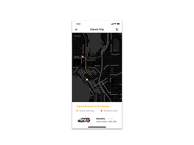 Daily UI 020_Location Tracker app design location location tracker map ui ux