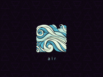 Air air element icon icons