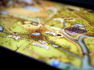 Map character character design game logo map steampunk ui