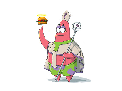 Happy St. Patrick's Day! character character design illustration patrick patrick star st. patricks day