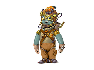 The Math minnits character design character character design concept concept art game game design minnits steampunk