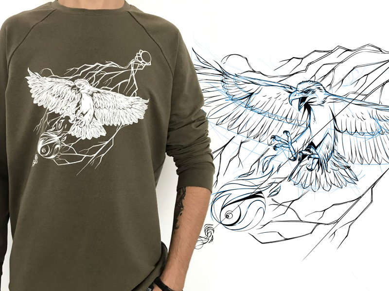 Eagle black sketch eagle game design character design character illustration drawing artwork fashion