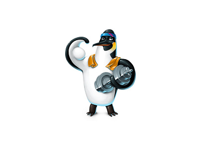 Penguin friday character character design concept art game design gamedev penguin ui winter