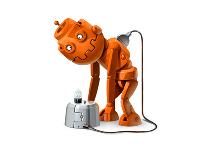 Robot icon illustration robot charging character design character