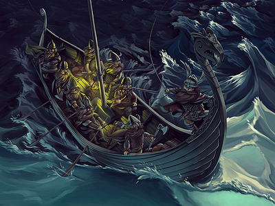 Vikings character design concept concept art game game design illustration kids logo ui vikings