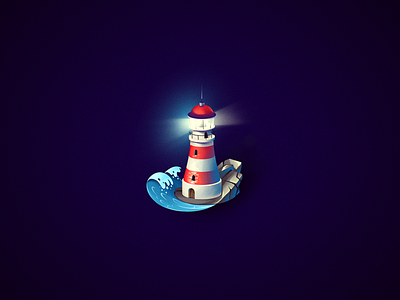 Lighthouse character character design game design gamedev icon lighthouse logo ui web