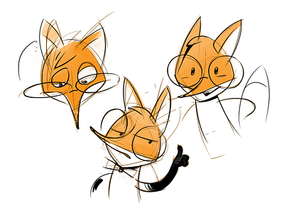 Fox art character character design concept concept art fox game design gamedev maskot sketch