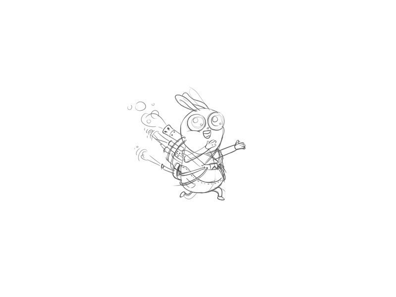 Bro sketchbook gamedev sketch kids steampunk cute game art concept drawing concept art artwork game design illustration character character design