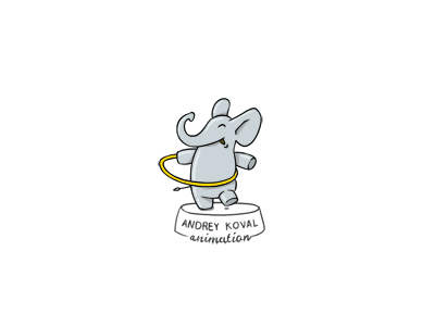 Elephant (animated) 2d animation animal animation cartoon character character design elephant